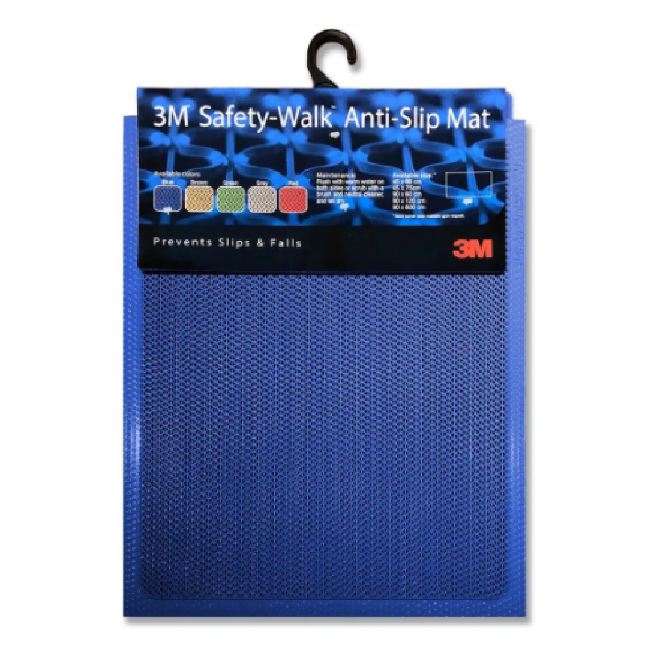 3M Safety Walk Anti-Slip Mat - BLUE 45CM X 60CM